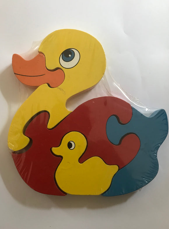 WOODEN DUCK PUZZLE -3YRS - 6 YRs