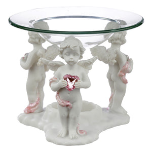 COLLECTABLE PIECE OF HEAVEN CHERUB - CALL OF THE  HEART OIL BURNER