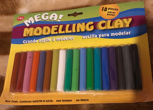 MODELLING CLAY-18 PIECE SET