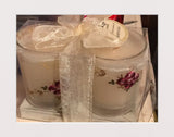 TWO HONEYSUCKLE  CANDLES (NEW)