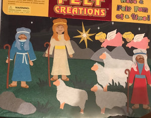 FELT CREATIONS - SHEPHERDS (NATIVITY SCENE)