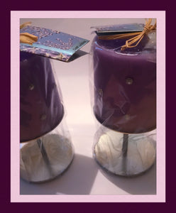 CANDLES - GIFT SET (LAVENDER SCENTED)-NEW
