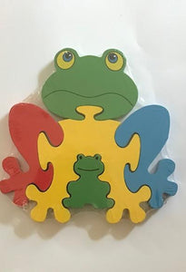 WOODEN TOY FROG PUZZLE 3YRS - 6YRS