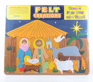 FELT CREATIONS - CHRISTMAS NATIVITY SCENE